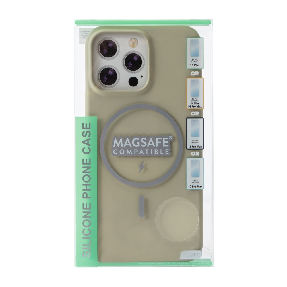 iPhone Pro Max MagSafe Tan Silicone Case